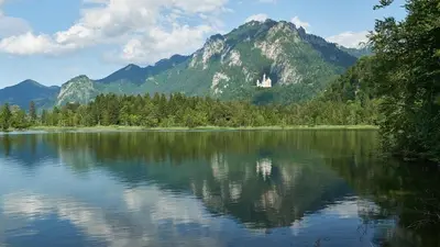Naturlandschaft in der Nähe des Ferienhauses