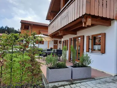 Ein Garten an der Unterkunft Holiday home in Allgäu with 3 bedrooms