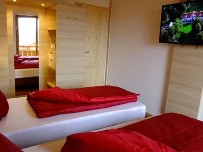 Ein Bett oder Betten in einem Zimmer der Unterkunft Holiday home in Allgäu with 3 bedrooms