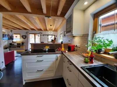 Küche/Küchenzeile in der Unterkunft Holiday home in Allgäu with 3 bedrooms