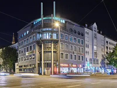Das Gebäude in dem sich das Hotel befindet