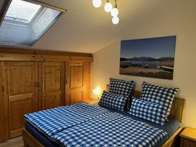 Ein Bett oder Betten in einem Zimmer der Unterkunft Ferienwohnung Gruberhof