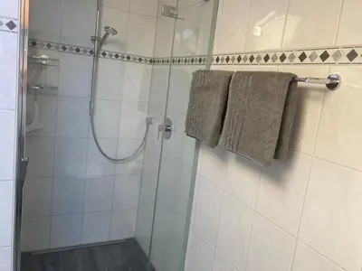 Ein Badezimmer in der Unterkunft Ferienwohnung Gruberhof