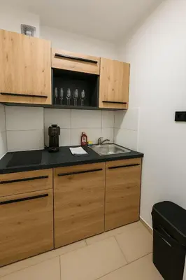 Küche/Küchenzeile in der Unterkunft Munique City Apartments