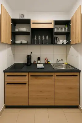 Küche/Küchenzeile in der Unterkunft Munique City Apartments