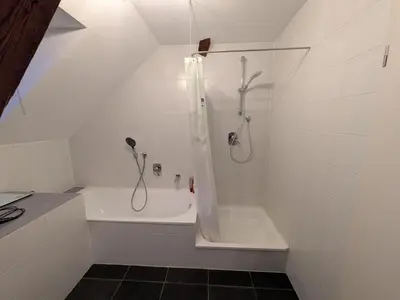 Ein Badezimmer in der Unterkunft Ferienwohnung Kitzenmarkt