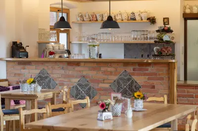 Getränke in der Unterkunft Kaffeekandl Café & Pension