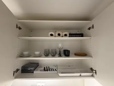 Küche/Küchenzeile in der Unterkunft Munich Apartments