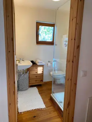 Ein Badezimmer in der Unterkunft Tiny Souterrain Ferienwohnung