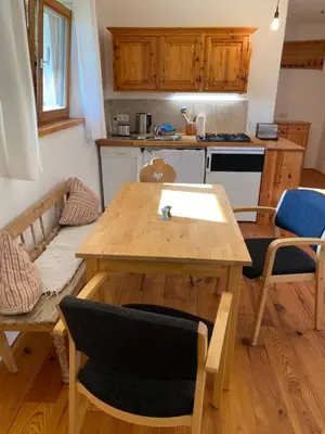 Küche/Küchenzeile in der Unterkunft Tiny Souterrain Ferienwohnung