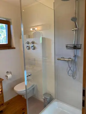 Ein Badezimmer in der Unterkunft Tiny Souterrain Ferienwohnung
