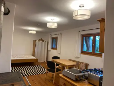 Grundriss der Unterkunft Tiny Souterrain Ferienwohnung