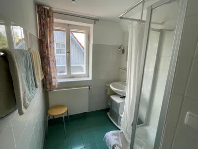 Ein Badezimmer in der Unterkunft Ferienwohnung Maslanka DG