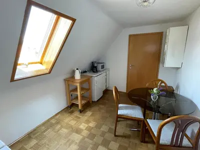 Küche/Küchenzeile in der Unterkunft Ferienwohnung Maslanka DG