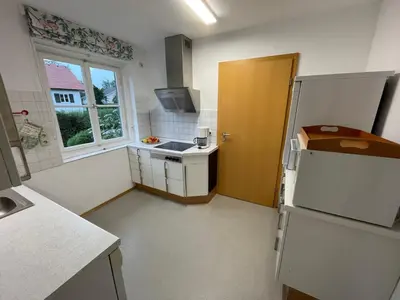 Küche/Küchenzeile in der Unterkunft Ferienwohnung Maslanka EG