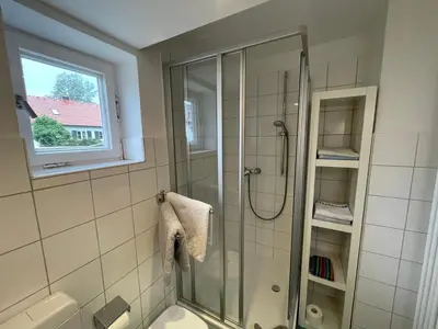 Ein Badezimmer in der Unterkunft Ferienwohnung Maslanka EG