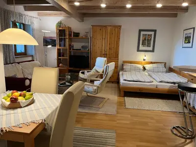 Ein Bett oder Betten in einem Zimmer der Unterkunft Ferienwohnung Kugler