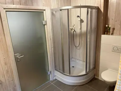 Ein Badezimmer in der Unterkunft Ferienwohnung Kugler