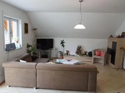 TV/Unterhaltungsangebot in der Unterkunft Ferienwohnung Monika