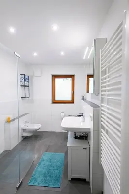 Ein Badezimmer in der Unterkunft BergSeeMomente
