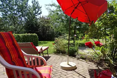 Ein Garten an der Unterkunft Bayerisch Wohnen