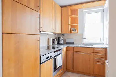 Küche/Küchenzeile in der Unterkunft Munich City Retreat Sendling