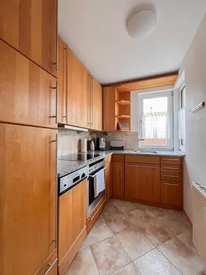 Küche/Küchenzeile in der Unterkunft Munich City Retreat Sendling