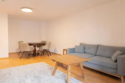 Ein Sitzbereich in der Unterkunft Munich City Retreat Sendling