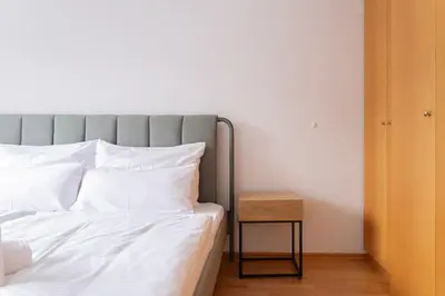 Ein Bett oder Betten in einem Zimmer der Unterkunft Munich City Retreat Sendling