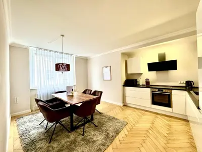 Küche/Küchenzeile in der Unterkunft EDEN - Premium City-Loft im Herzen Kaufbeurens