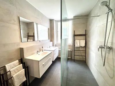 Ein Badezimmer in der Unterkunft EDEN - Premium City-Loft im Herzen Kaufbeurens