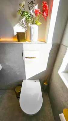 Ein Badezimmer in der Unterkunft Beautiful new R apartment -15 min to Octoberfest
