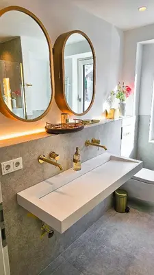 Ein Badezimmer in der Unterkunft Beautiful new R apartment -15 min to Octoberfest