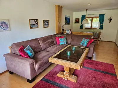 Ein Sitzbereich in der Unterkunft Holiday Home Gottschlicht by Interhome