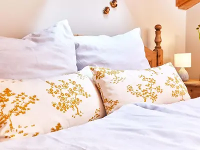 Ein Bett oder Betten in einem Zimmer der Unterkunft Apartment Übersee21 Ferienloft by Interhome
