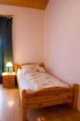 Ein Bett oder Betten in einem Zimmer der Unterkunft Holiday Home Abendsonne by Interhome