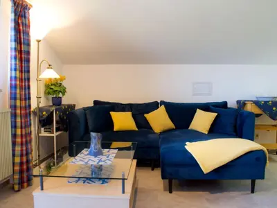Ein Sitzbereich in der Unterkunft Apartment Morgensonne by Interhome