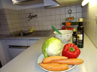 Essen in der Ferienwohnung oder in der Nähe