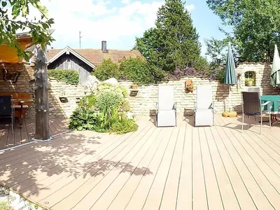 Das Gebäude in dem sich die Ferienwohnung befindet