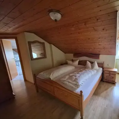 Ein Bett oder Betten in einem Zimmer der Unterkunft da vinci e michaela