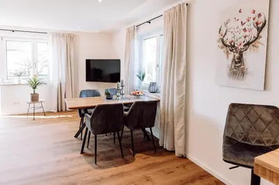 TV/Unterhaltungsangebot in der Unterkunft Haus Horizont