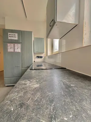 Küche/Küchenzeile in der Unterkunft Haus an der Brücke