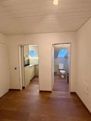 Ein Bett oder Betten in einem Zimmer der Unterkunft Ruhig gelegene Ferienwohnung am Waldrand