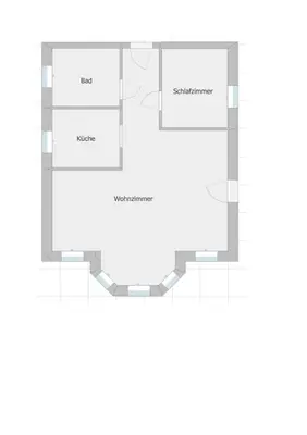 Grundriss der Unterkunft Ferienwohnung mit Terrasse in der Nähe vom Golfplatz