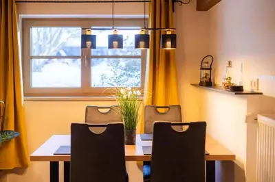 Grundriss der Unterkunft Ferienwohnung Hans - Hohenpeißenberg mit Gartenblick