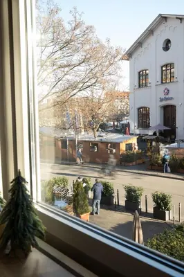 Das Gebäude in dem sich die Ferienwohnung befindet