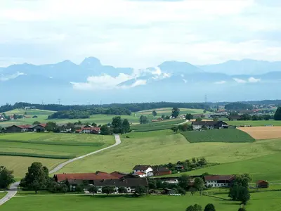 Naturlandschaft in der Nähe der Ferienwohnung