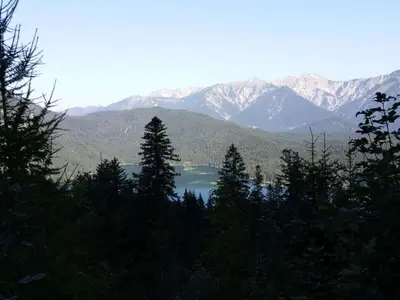 Naturlandschaft in der Nähe des Ferienhauses