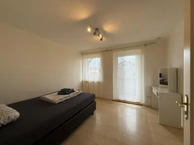 Ein Bett oder Betten in einem Zimmer der Unterkunft Haus Raschke