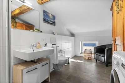 Küche/Küchenzeile in der Unterkunft Design Apartment No 3 Gmund am Tegernsee by BALANCED